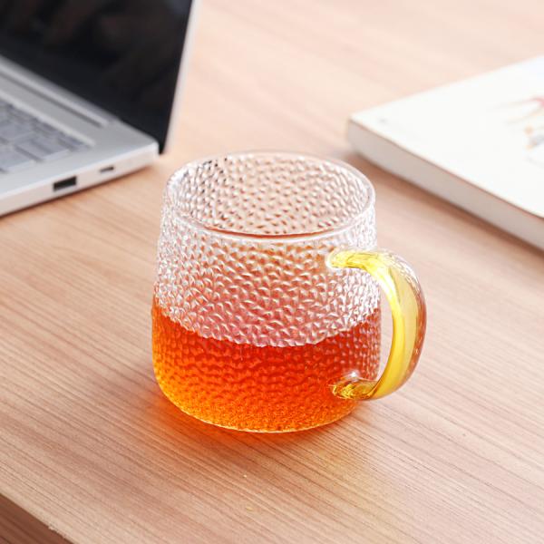 Glass Water Cup With Handle