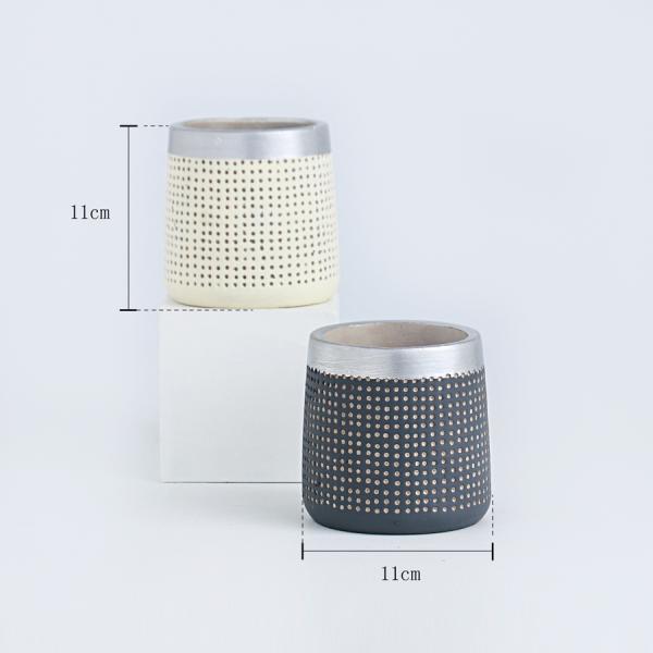 Modern Indoor Ceramic Flowerpot