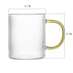 Glass Stripe Straight Body Cup