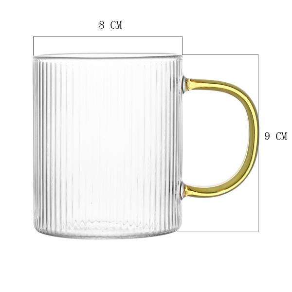 Glass Stripe Straight Body Cup