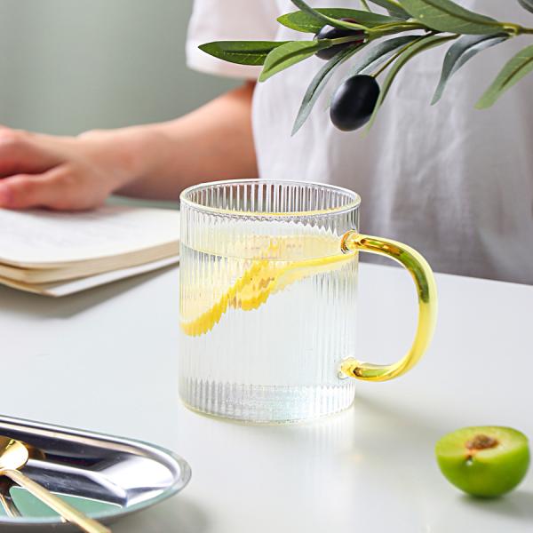 Glass Stripe Straight Body Cup