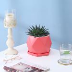 Ceramic Flowerpot With Tray