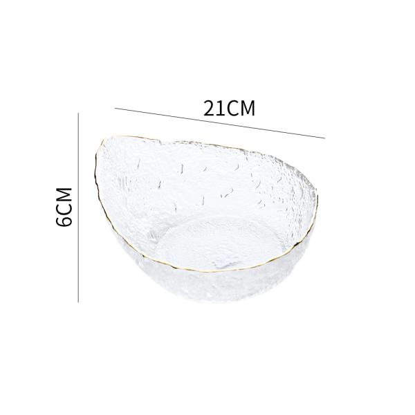 8 inch Glass Fruit Plate