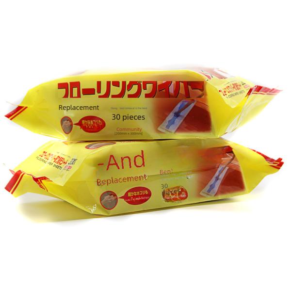 30-piece Disposable Electrostatic Dust Paper For Floor Cleaning Machine Non-dust Dust Paper Sticky Cloth Mop