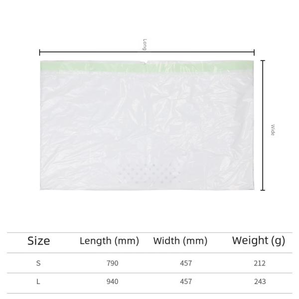 Pet Waste Bag Cat Shit Bag Litter Bag No Shovel Needed Pet Cleaning Supplies Thickened Plastic Handheld Style Made in Zhejiang