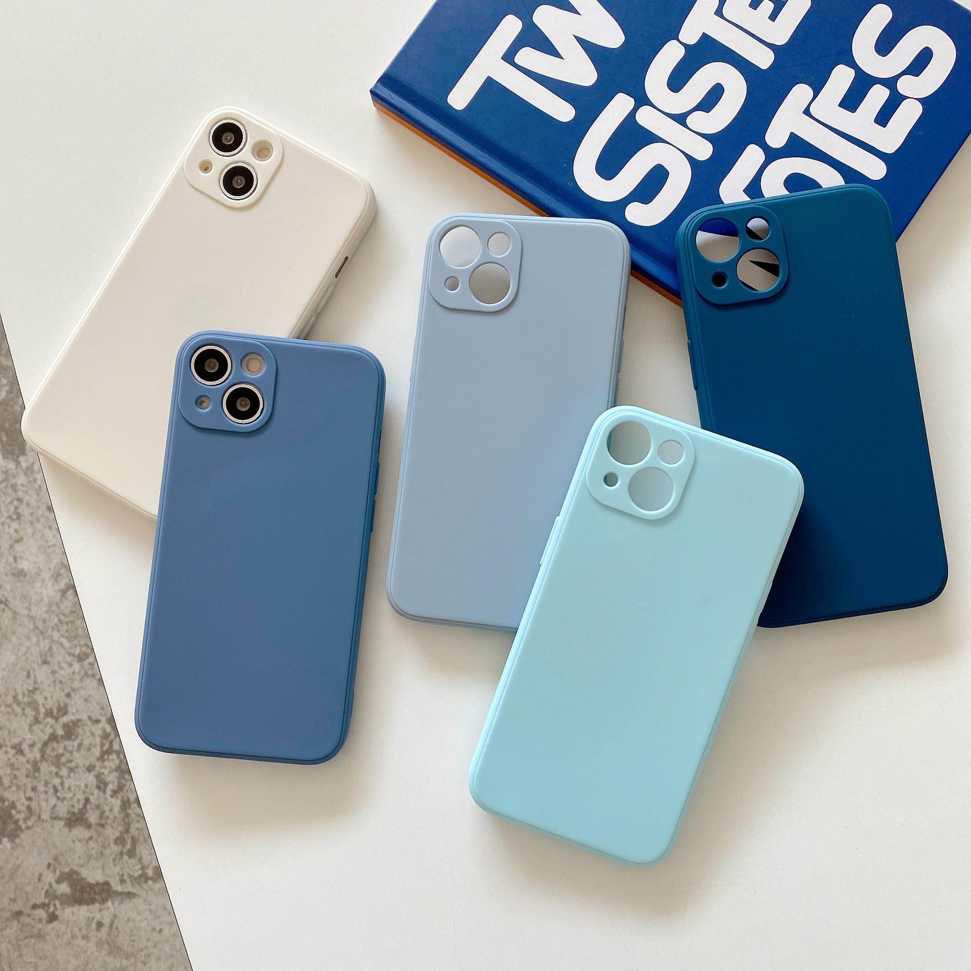 15-sided Cube Liquid Silicone Case For iPhone 14 Anti-fall Protective Cover For iPhone 13 Digital Computer Accessories