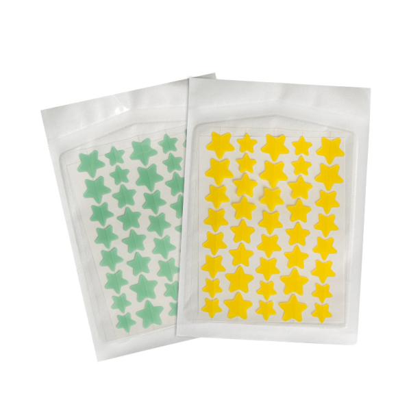 Colorful Acne Patches Heart-shaped Star-shaped Concealer Acne Removal Hydrogel Pimple Mark Covering Patches