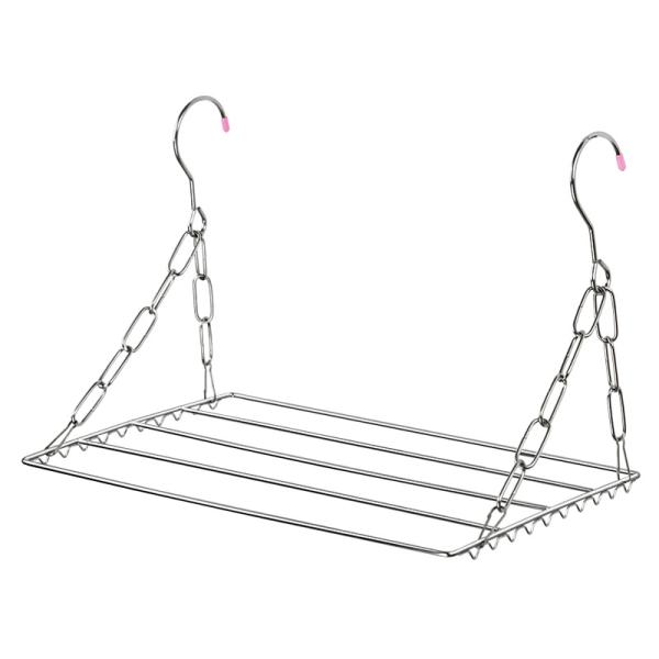 Kawang Stainless Steel Balcony Socks Drying Rack 100 Clips Solid Socks Drying Rack Home Use Multi-clip Clothes Clothes Clip